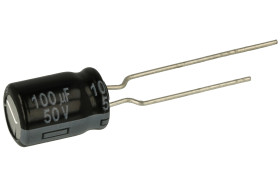 Kondensator; niskoimpedancyjny; elektrolityczny; EEUFR1H101B; 100uF; 50VDC; FR-A; fi 8x11,5mm; 5mm; przewlekany (THT); taśma; Pa