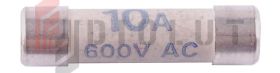 Bezpiecznik 10A/600V 6X25 CHY19/491 ceramiczny