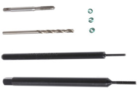 Zestaw do naprawiania gwintów zakres: M2.5 x 0.45 Böllhoff Wkładki: M2,5 x 2,5 mm (x20); M2,5 x3,75 mm (x20); M2,5 x 5