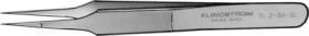 ESD tweezers, uninsulated, antimagnetic, stainless steel, 120 mm, TL 2-SA-SL