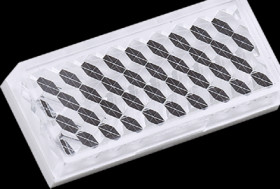 Reflector, 18 x 40 x 7 mm for reflected light barriers, E21115