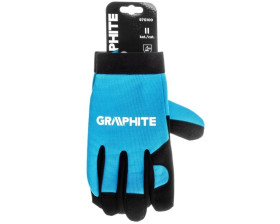 Rękawice robocze 10 skóra syntetyczna i elastyczna tkanina CE 97G100