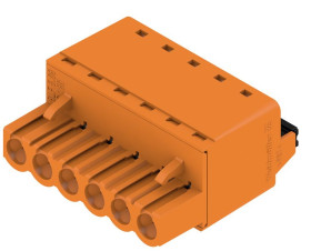 Wtykowy blok zaciskowy 6 -pinowe raster 5.08mm Montaż na kablu Żeński Weidmüller
