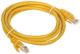 Patchcord RJ45/1.8-YELLOW 1.8m