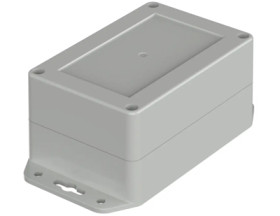 ABS enclosure, (L x W x H) 120 x 80 x 60.2 mm, light gray (RAL 7035), IP66, 07812086