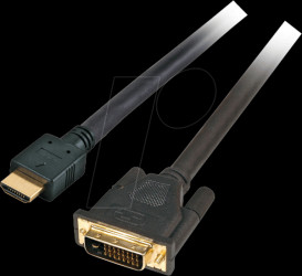 K5432SW.1 HDMI connector &lt; DVI-D (24+1) 1080p, 1.0 m