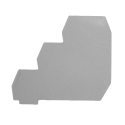 Ścianka koncowa Płyta końcowa RS PRO Blok zacisków przepustowych