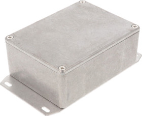 Aluminum die cast enclosure, (L x W x H) 110 x 82 x 44 mm, natural, IP54, 1590SF