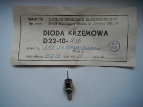 Dioda D22-10R-06 Unitra Lamina 10A 600V