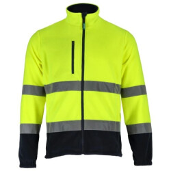 Bluza polarowa ostrzegawcza BASIC NEON LINE żółty 4XL STALCO S-51712