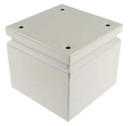 Puszka elektroinstalacyjna, 150 x 150 x 120mm, IP66, kolor Szary, materiał Stal, 0-wejściowa, RS PRO