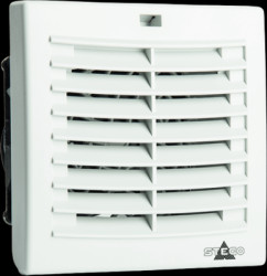 Filter fan, 24 V, 120 x 120 x 66 mm, 31 m³/h, 48 dB, ball bearing, STEGO 01880.2-00