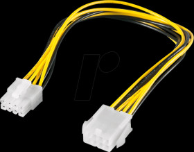 51361 Motherboard cable, 8-pin EPS connector &gt; 8-pin EPS port, 30 cm