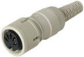 Wtyk gniazdowy z śrubą blokującą żeńskie proste 7-pinowe MAK 7100 S