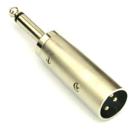 Redukacja wtyk dyży jack - wt. canon męs