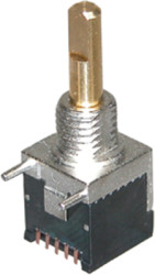 Encoding rotary switch, 16 pole, angled, 10 mA/15 VDC, C08S111ST