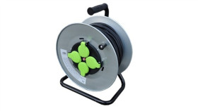 Przedłużacz Bębnowy 20M Ow3*2,5 4X230v Ip44 T Bęben Metalowy Z Rączką /...