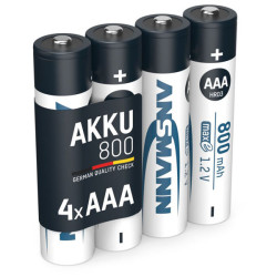 Ansmann 5035042 AAA Batteries MaxE-Ready-To-Use NiMH (Pack of 4)