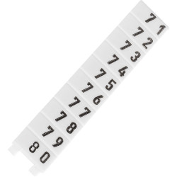 Wieland 04.845.0853.0 Marking Strip 5mm Marked 9705 A/5/10 B 71 - 80