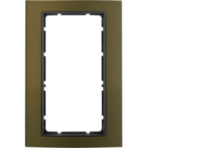 BERKER B.3 Ramka z dużym wycięciem alu brąz/ant 13093001 HAGER