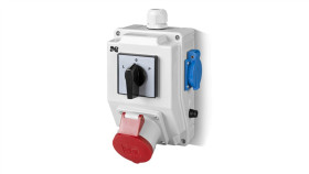 Zestaw Instalacyjny Rs-Z Wyłącznik Krzywkowy L-0-P 3P+N+Z 16A, 2X2p+Z 230V...