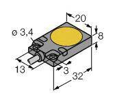 Czujnik indukcyjny Turck BI7-Q08-LIU, 15 - 30 V, IP68, 1 szt.