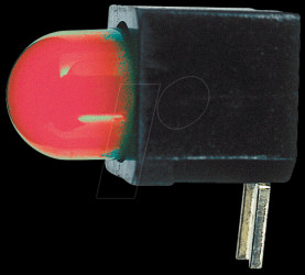 L-1503CB/1ID Plastic LED block with 5mm LED, red