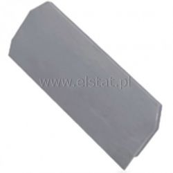 Pokrywa końcowa Złączka na szynę DIN WS 2.5-D