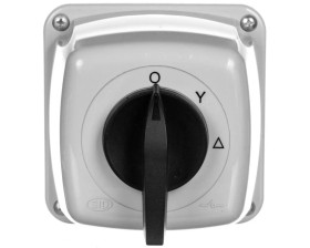 Łącznik krzywkowy Gwiazda-trójkąt 3P 16A IP44 w obudowie Łuk 16-23 921614