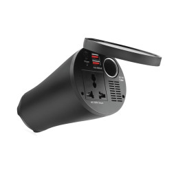 Przetwornica 12V/230V 150/300W 2xUSB AMiO tuba(kubek)