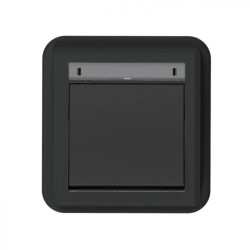 AQUANT 2K łącznik podtynkowy 1-biegunowy (schodowy) antracytowy 5001-77