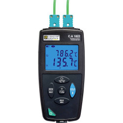 Chauvin Arnoux P01654822 C.A 1822 Thermometer -200-1372&#xB0;C Multitype logger