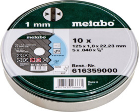 Tarcza tnąca Metabo 616399000 125 mm 1 szt.