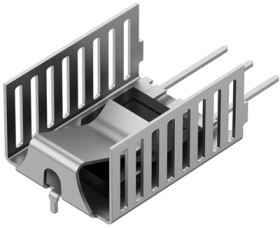 Clip-on heatsink, (L x W x H) 31 x 23 x 15 mm, 19.2 K/W, solderable surface, 10151951