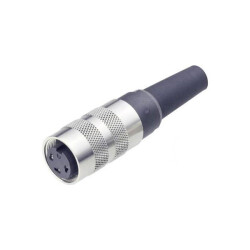 Binder 99-2014-00-05 Female Cable Mount Miniature 5 Pin with 4-6mm Outlet