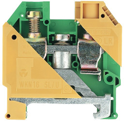 Listwa zaciskowa uziemienia 14→ 4 AWG żyły: 2 Zielony/żółty Wkręcane 76A RS PRO