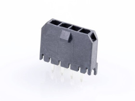 Molex Listwa kołkowa, męska, do wbudowania, standardowa Ilość pinów 4 Wymiary siatki: 3 mm 436500429 1 szt. paleta