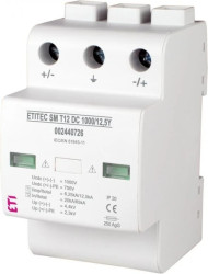 Ogranicznik przepięć DC typ T1+T2 (B+C) ETITEC SM T12 DC 1000/12,5 Y kombinowany (warystor+iskiernik) 002440726