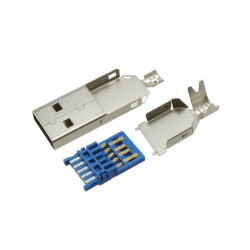 Wtyk USB 3.0 typ A - na przewód