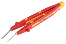 Pęseta dł. całkowita 159 mm RS PRO antymagnetyczna Stal nierdzewna