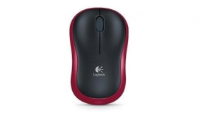 Mysz bezprzewodowa Logitech M185 910-002237 (optyczna 1000 DPI kolor czerwony)