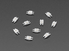 NeoPixel Reverse Mount RGB LEDs - 10 Pack of SK6812-E