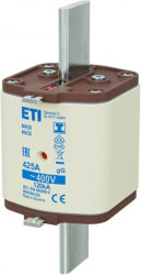 Wkładka bezpiecznikowa - zaczepy izolowane NH3/I 425A gG 400V 004196130 /3szt./