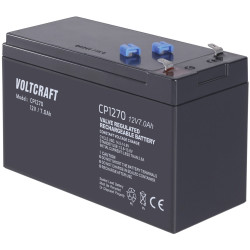 VOLTCRAFT CE12V7Ah VC12713970 VRLA2V 7 Ah51 x00 x 65mm 4.8mm battery