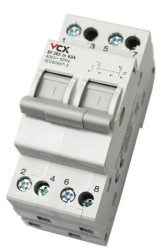 Przełącznik zasilania sieć-agregat VCX 2P 63A 1-0-2