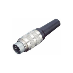 Binder 99-2013-02-05 Male Cable Mount Miniature 5 Pin with 6-8mm Outlet