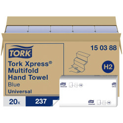 Tork 150388 Paper Towels Blue Multi-Folded 20 Pieces Universal Quality