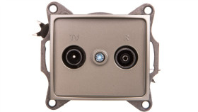 Domo Gniazdo Rtv Przelotowe Szampańskie 011320050 25040