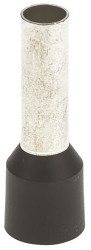 Końcówka tulejkowa izolowana 25mm² długość 16mm Czarny średnica 7.3mm Izolowane JST