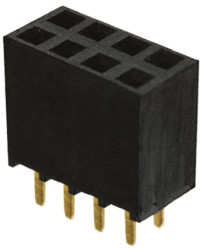 Gniazdo PCB 8 -pinowe 2 -rzędowe raster: 2.54mm typu płytka – płytka Proste Przewlekany